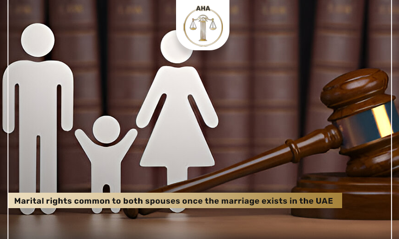 Marital rights common to both spouses once the marriage exists in the UAE